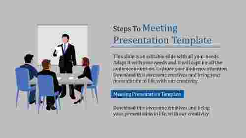 meeting presentation template-Steps To Meeting Presentation Template